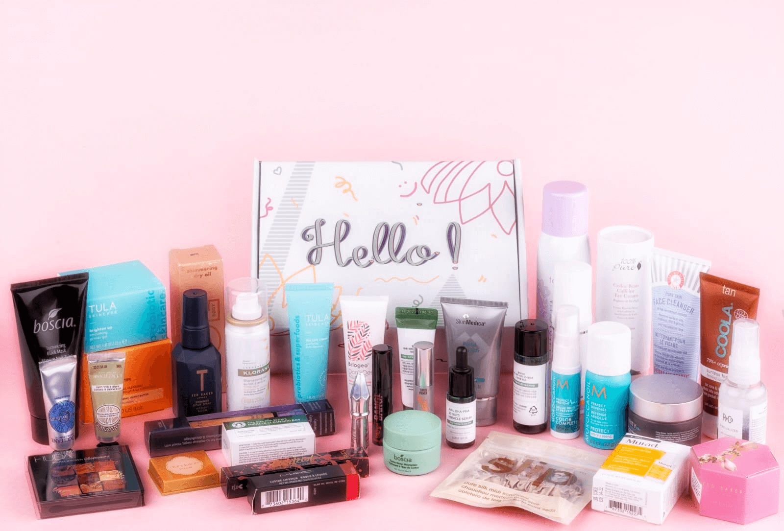 Subscription beauty and cosmetics box  