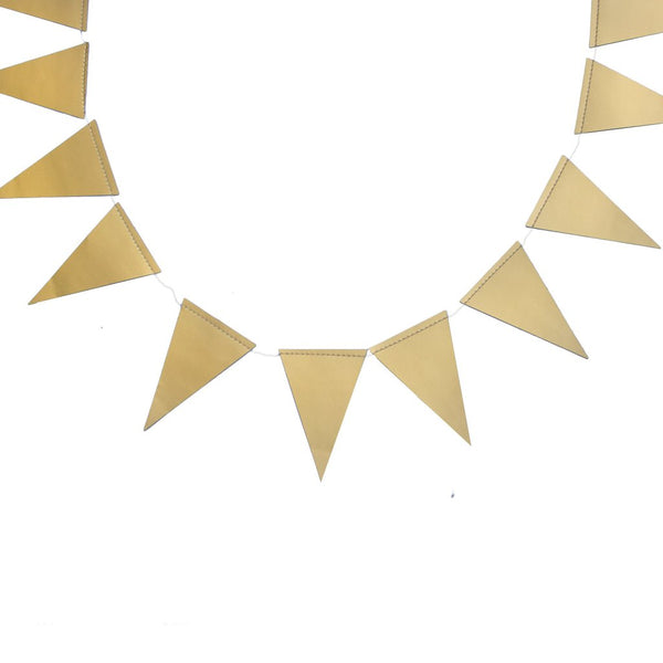 Gold Foil Mini Pennant Banner