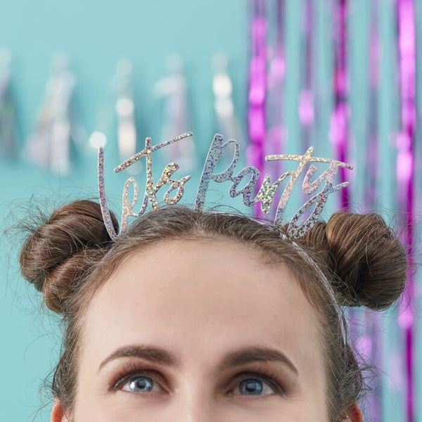 Iridescent Lets Party Head Bands