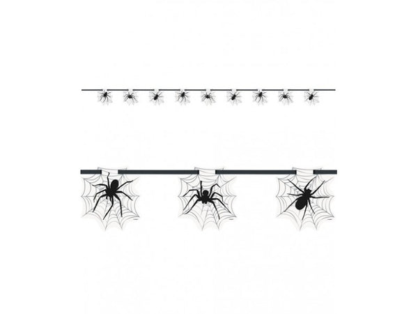 Spider Web Cutout Banner