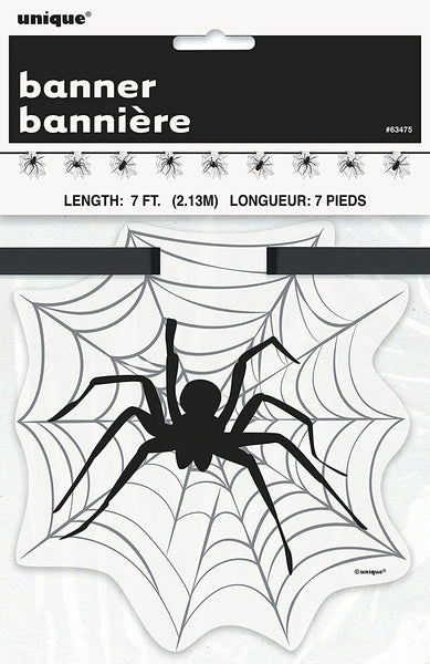 Spider Web Cutout Banner