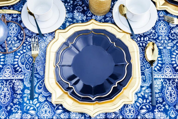 Navy Blue Dinner Plates