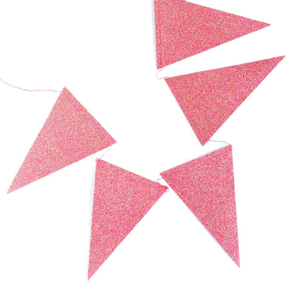 My Story Mini Banner-Pink Glitter
