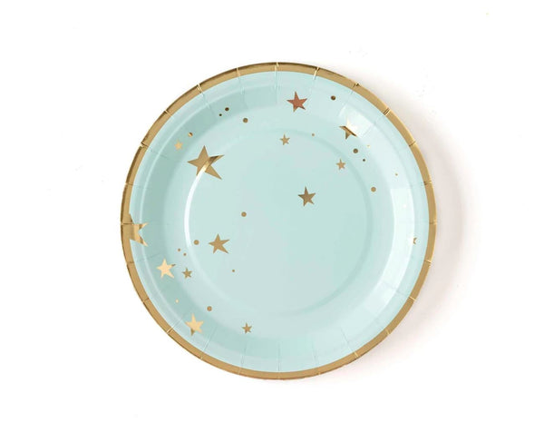 Baby Blue Star 7" Plates
