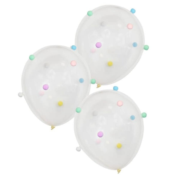 Pastel Pom Pom Balloons - Pastel Party