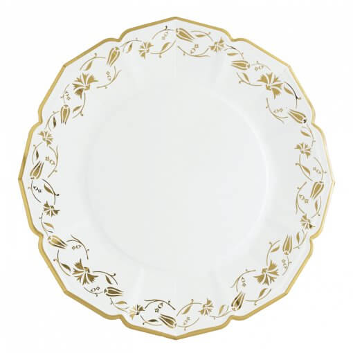 Turkish White Dinner Plates